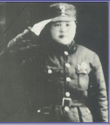 ▲ 지청천 광복군 총사령관의 딸 지복영 광복군 소령.