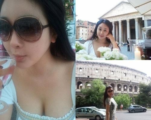 ▲ 함소원이 근황을 공개했다. ⓒ 함소원 미니홈피