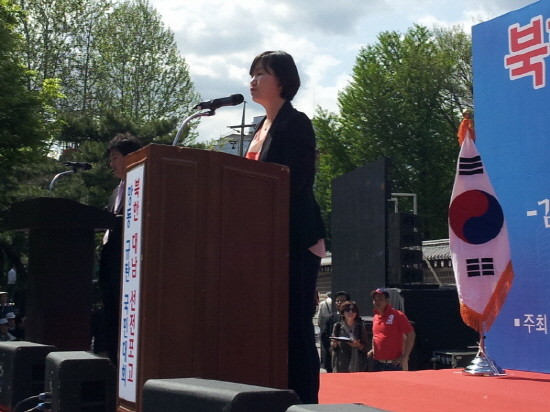 ▲ 대학생단체 ‘미래를여는청년포럼’ 신보라 대표 ⓒ 뉴데일리