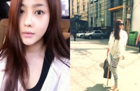 ▲ 가수 솔비의 살 빠진 모습이 화제다.  ⓒ 솔비 트위터