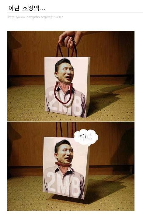 ▲ 진중권 동양대 교수가 지난 2008년 진보신당 게시판에 올린 사진. ⓒ 캡쳐화면