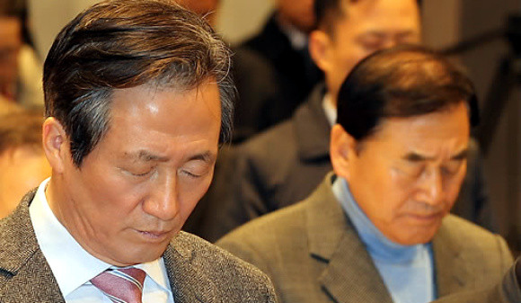 ▲ 새누리당이 19대 첫 원내사령탑으로 이한구 의원(4선)으로 선출한 가운데 박근혜 비상대책위원장을 제외한 모든 당내 대권주자은 참석하지 않았다.(자료사진) ⓒ 연합뉴스