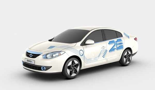 ▲ 르노삼성이 선보일 순수 전기차 'SM3 Z.E'의 모습. 르노삼성은 포스코ICT와 함께 전기차 렌탈 서비스를 확대할 계획이다.