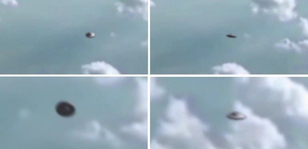 ▲ This very good UFO sighting was near Oklahoma City, United States on 05/03/2012 / The unidentified flying object was filmed out from a small plane.