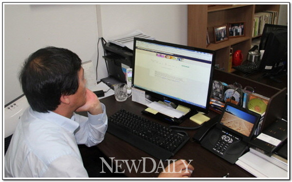 ▲ 차분했던 김성민 대표는 '북한 정권'에 대한 이야기만 나오면 치를 떨었다. ⓒ 뉴데일리