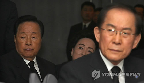 ▲ 김영삼 전 대통령과 이회창 전 총재