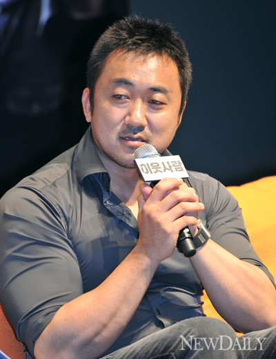 ▲ 배우 마동석.ⓒ정상윤 기자.