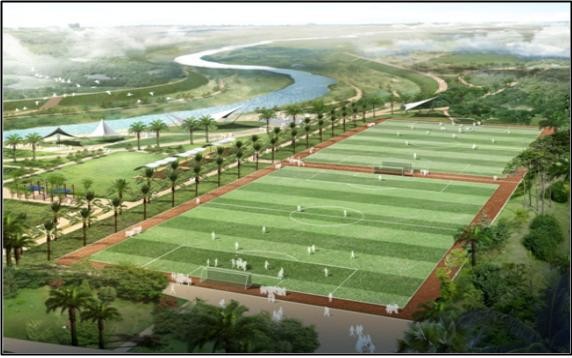 ▲ ⓒ시민들을 위한 체육공원 조감도.