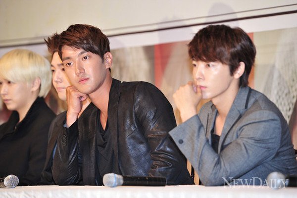 ▲ 슈퍼주니어 멤버들.  ⓒ정상윤 기자