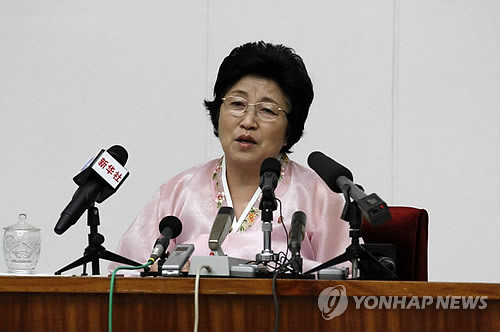 ▲ 탈북후 남한에서 생활하다 재입북한 탈북자(북한탈출주민) 박인숙 씨 ⓒ 연합뉴스