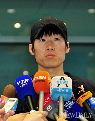 ▲ 박지성 선수.ⓒ정상윤 기자.