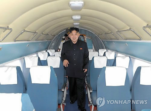 ▲ 평양공항을 시찰하는 북한 김정은 ⓒ연합뉴스