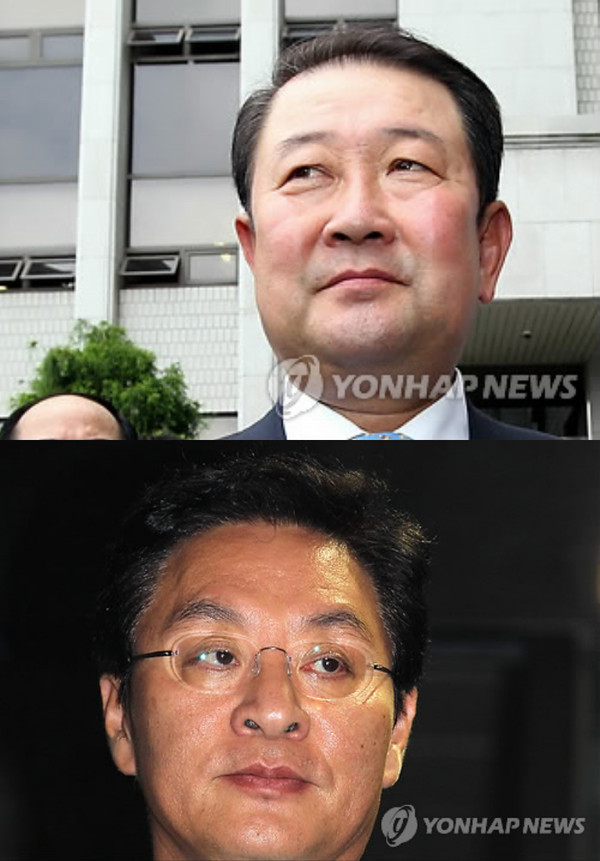 ▲ 민주통합당 모바일 경선 부정 혐의를 받고 있는 박주선 의원(위)과 솔로몬저축은행 뇌물수수 혐의(공범)를 받고 있는 정두언 의원 ⓒ연합뉴스
