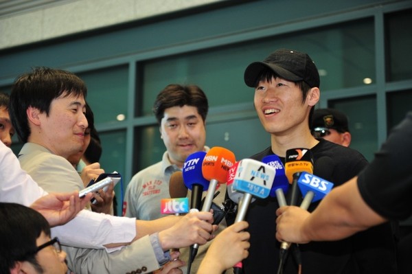 ▲ 박지성 선수. (사진 = 뉴데일리 정상윤 기자)