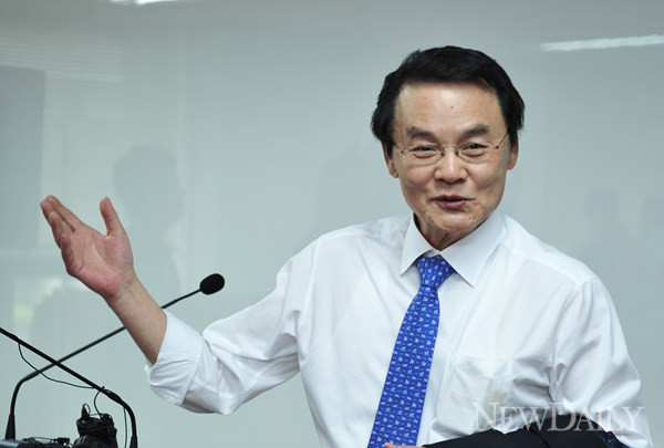 ▲ 홍사덕 '박근혜 캠프' 공동선대위원장 ⓒ양호상 기자