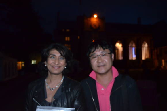 ▲ 당일 행사 사회를 본 영국 BBC 아나운서 리지아 이크발.ⓒ뉴포커스