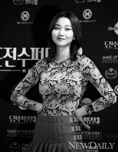 ▲ '도전수퍼모델코리아3' 제작발표회에서 모델 장윤주가 포토타임을 가지고 있다.ⓒ양호상기자