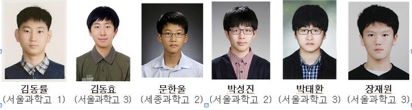 ▲ 제53회 국제수학올림피아드에 출전한 한국선수단.ⓒ