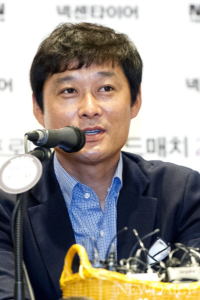 ▲ '레전드매치' 기자회견에 참석한 한국레전드팀 선수 이종범ⓒ양호상기자