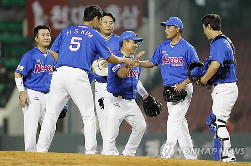 ▲ 20일 경기를 마친 한국 레전드 팀 선수들.