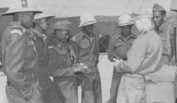 ▲ 6.25전쟁 당시 우리나라에 파병된 에티오피아 황실근위대의 모습. 이들은 터키군 등과 함께 '전설'로 남았다.