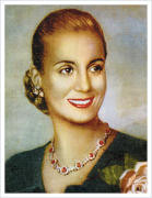 ▲ 아르헨티나 좌파 독재자 페론의 아내, 에바 페론.