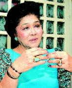 ▲ 필리핀 독재자 마르코스의 부인, 이멜다.