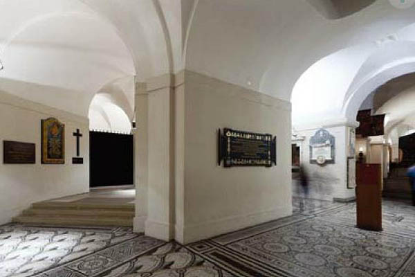 ▲ 영국군의 6.25전쟁 참전 기념패가 전시되어 있는 세인트폴 성당 모습.