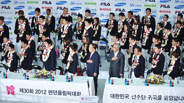 ▲ 대한체육회(KOC) 박용성 회장이 박종우의 ‘독도 세리머니’와 관해 FIFA 보고서가 중요하다고 강조했다. ⓒ 정상윤