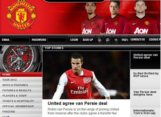 ▲ (사진=맨유홈페이지)