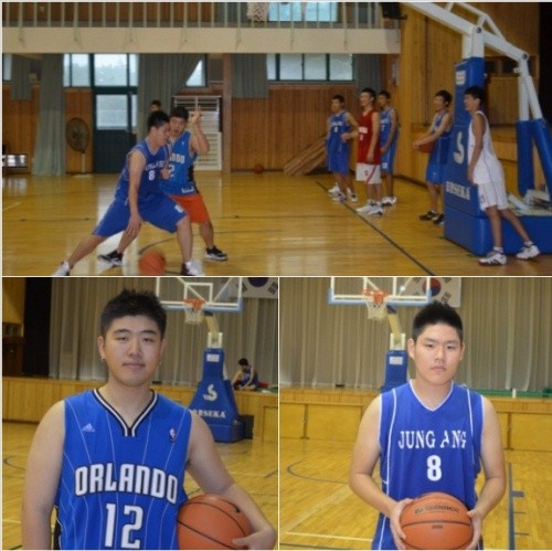 ▲ 아래 오른쪽 윤희성 기자, 왼쪽 유성환 선수.