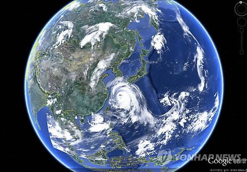▲ 사진은 27일 오전 구글 실시간 위성사진.ⓒ 구글/연합뉴스