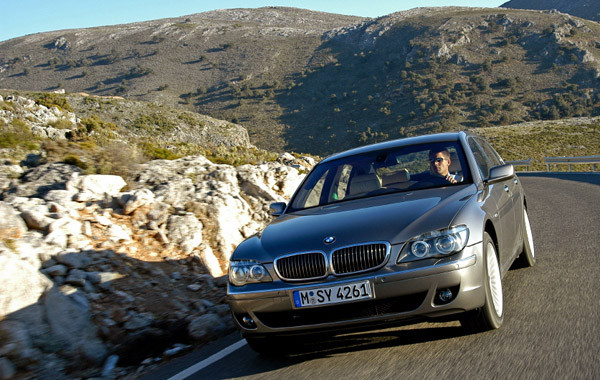 ▲ BMW 7시리즈 구형 모델.