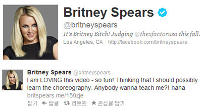 ▲ ⓒ브리트니 스피어스 츠위처