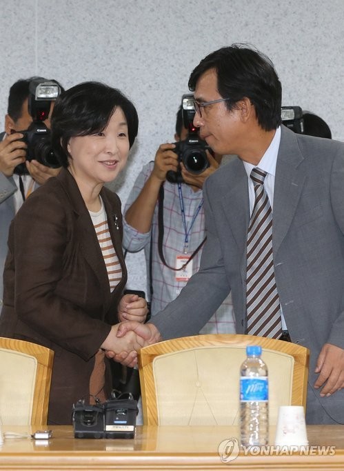 ▲ 통합진보당 심상정-유시민 전 공동대표 ⓒ 연합뉴스 (자료사진)