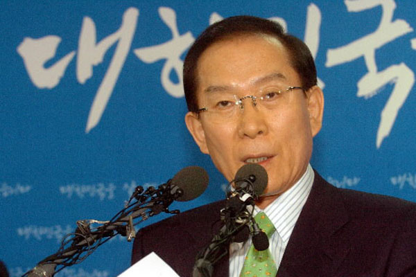 ▲ 이회창 자유선진당 前대표.