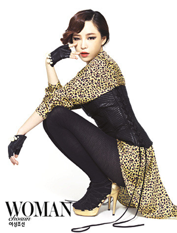 ▲ 여성조선 9월호 화보에서 콘셉트 글램, 섹시화보