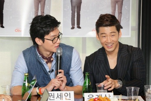 ▲ 왼쪽부터 권세인, 윤계상.ⓒ올'리브 TV 제공