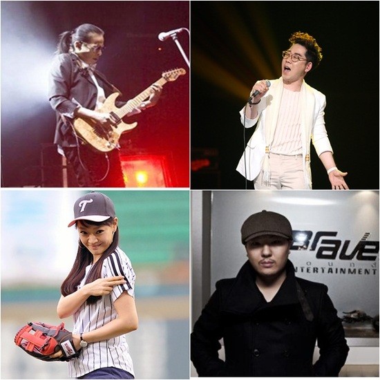 ▲ ⓒ맨위 좌측부터 시계방향으로 김태원, 김연우, 김소현, 용감한형제.