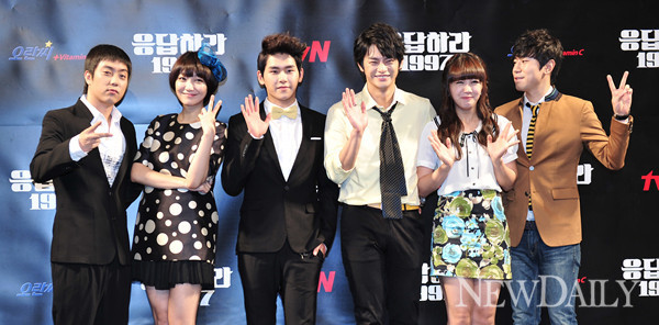 ▲ 지난 7월 제작보고회에 참석한 출연배우들 ⓒ 정상윤
