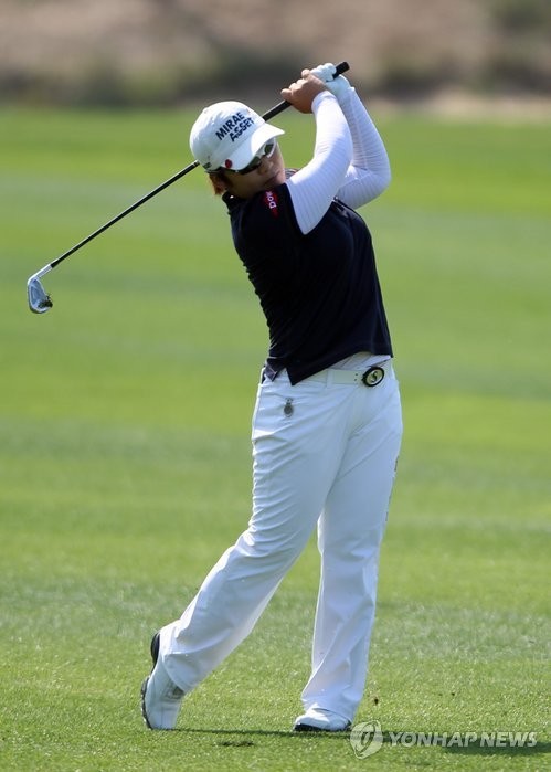 ▲ (자료사진) LPGA 투어 킹스밀 챔피언십에서 우승한 신지애 ⓒ연합뉴스