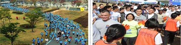 ▲ 지난 8회 전우마라톤 당시의 모습.