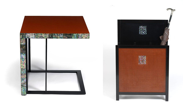 ▲ 박경옥_사이드케이블(왼쪽) 안유태_우산꽂이(오른쪽)ⓒ피당 제공