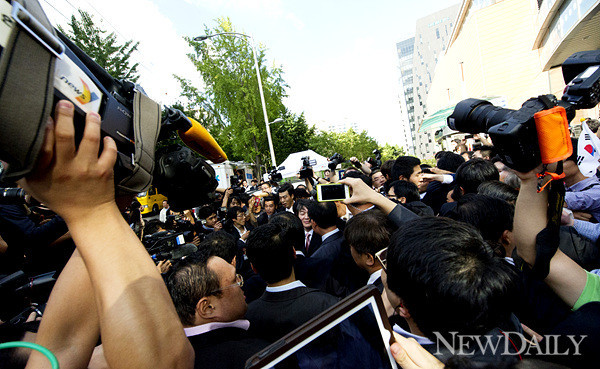 ▲ 안철수 서울대융합과학기술원장이 19일 대선 출마를 선언했다. ⓒ 뉴데일리 양호상 기자