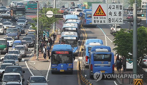 ▲ 서울 버스전용차로(자료사진).ⓒ 연합뉴스