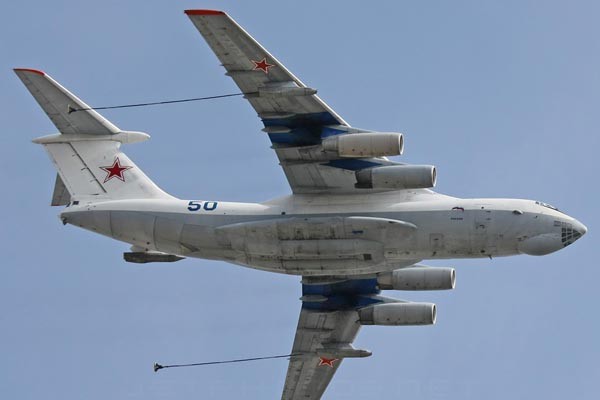 ▲ 중국 인민해방군도 보유하고 있는 러시아제 일류신 IL-87 마이다스 공중급유기.