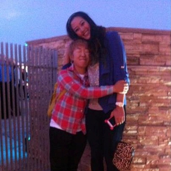 ▲ 왼쪽부터 신지애, 미쉘 위.ⓒ신지애 SNS