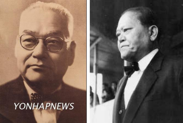 ▲ 민주당 대표를 지낸 신익희 선생(좌)과 내무장관을 역임한 조병옥 박사 ⓒ연합뉴스