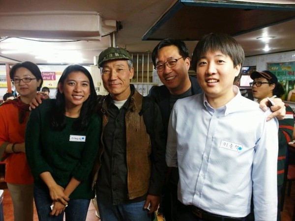 ▲ (왼쪽부터) 이혜경 중구의회 의원, 이자스민-김종훈-전하진 의원, 이준석 전 비대위원 ⓒ 전하진 새누리당 의원