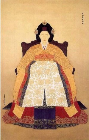 ▲ 명성황후의 영정.